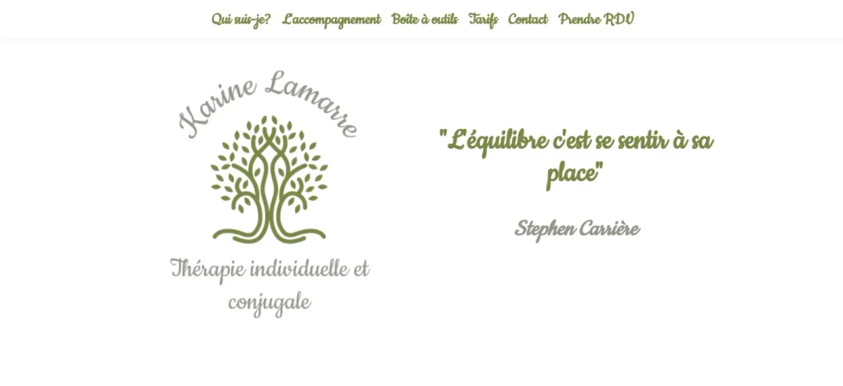 Karine LAMARRE Thérapies