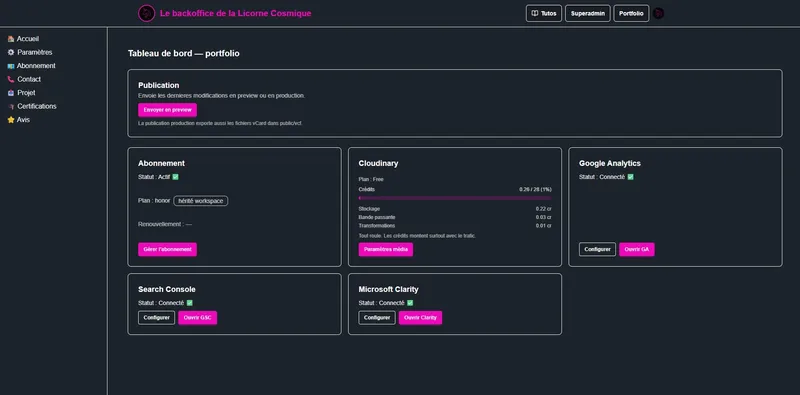 Screenshot du projet